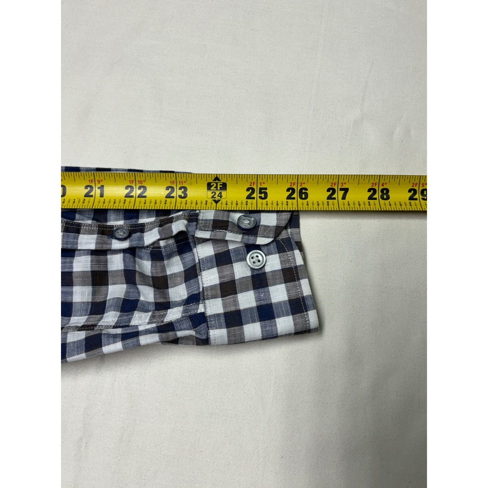 Rodd‎ & Gunn Sports Fit Gingham Check Cotton Shirt Men's Size L Woven Europe - Picture 10 of 10